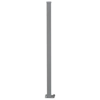 Toldo lateral retrátil 160x600 cm castanho