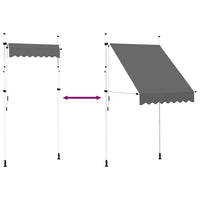 Toldo retrátil manual 150 cm