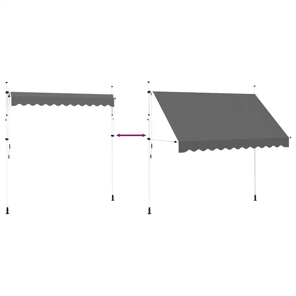 Toldo retrátil manual 300 cm