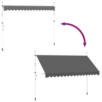Toldo retrátil manual 400 cm