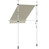 Toldo retrátil manual 150 cm