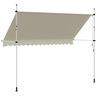 Toldo retrátil manual 350 cm
