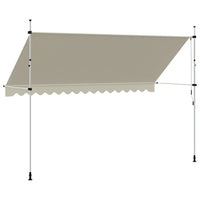 Toldo retrátil manual 400 cm