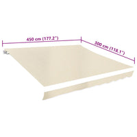 Lona para toldo  4,5x3 m