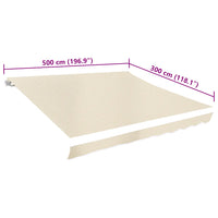 Lona para toldo  5x3 m