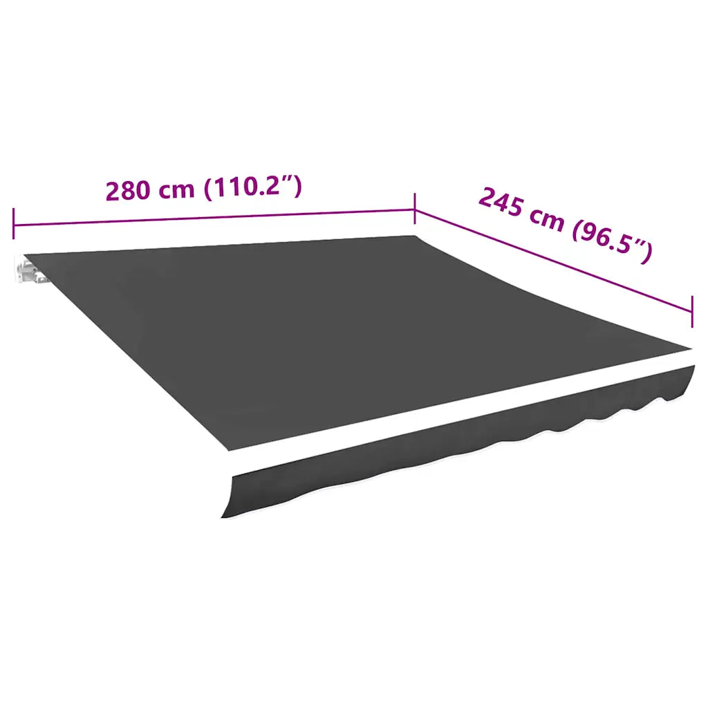 Lona para toldo  3x2,5 m