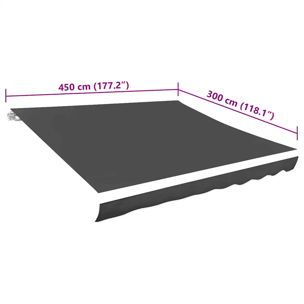Lona para toldo  4,5x3 m