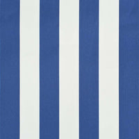 vidaXL Toldo retrátil 150x150 cm azul e branco