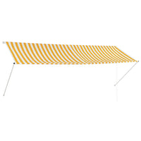 Toldo retrátil 350x150 cm  e branco