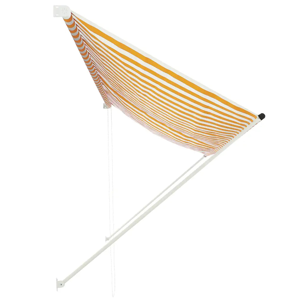 Toldo retrátil 350x150 cm  e branco