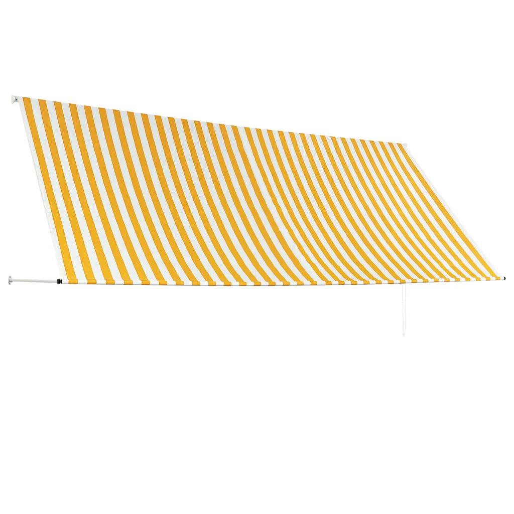 Toldo retrátil 350x150 cm  e branco