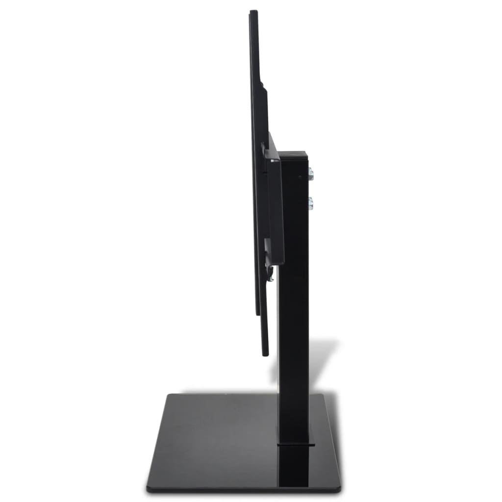 vidaXL Suporte de TV com base de ferro preto 23"-55"