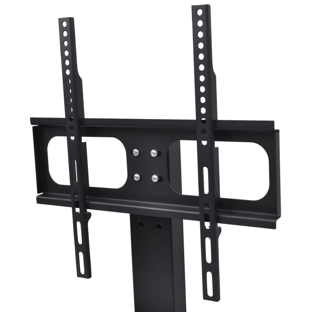 vidaXL Suporte de TV com base de ferro preto 23"-55"