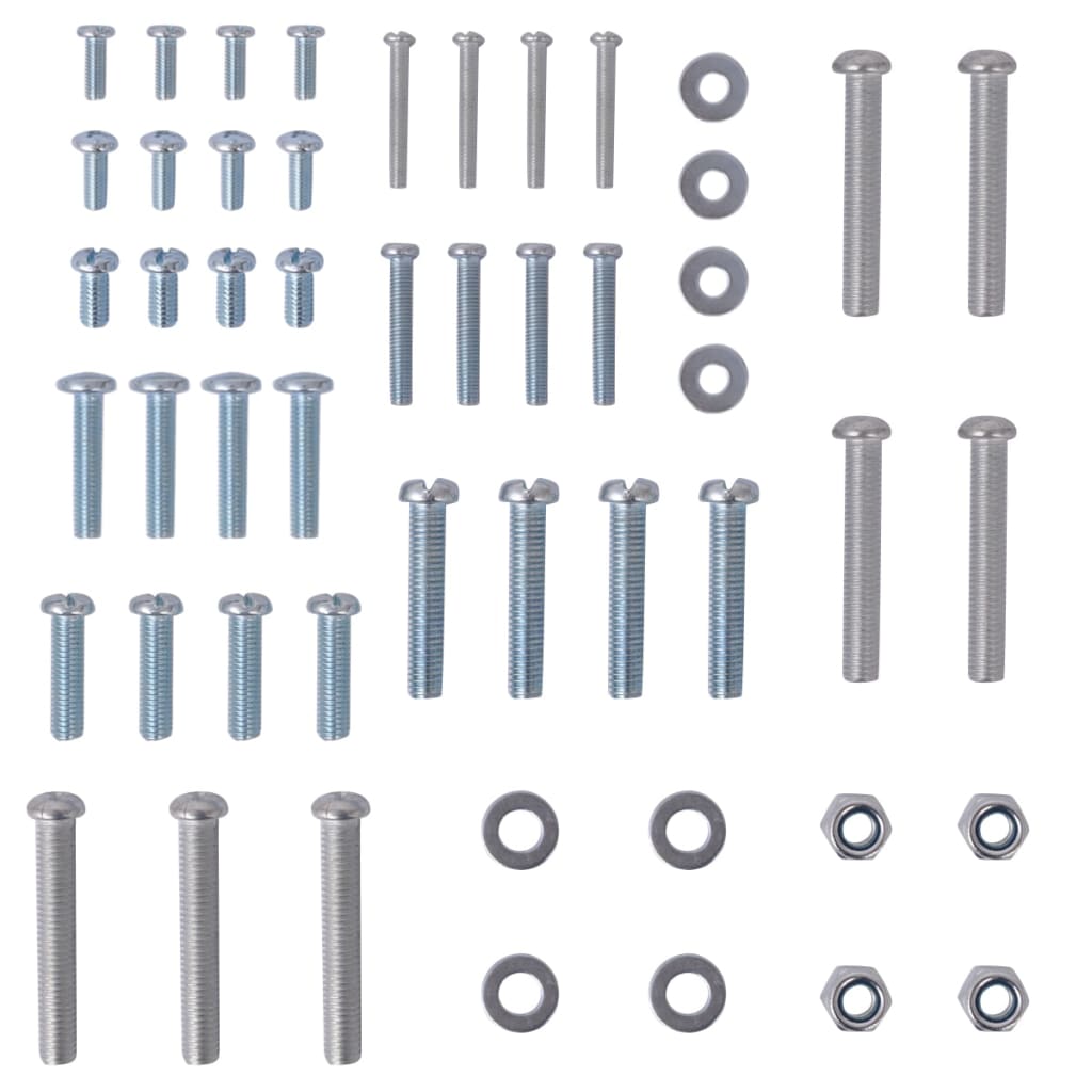 vidaXL Suporte de TV com base de ferro preto 23"-55"