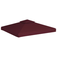 vidaXL Cobertura gazebo c/ 2 camadas 310 g/m² 3x3 m cinza-acastanhado