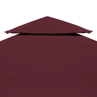 vidaXL Cobertura gazebo c/ 2 camadas 310 g/m² 3x3 m cinza-acastanhado