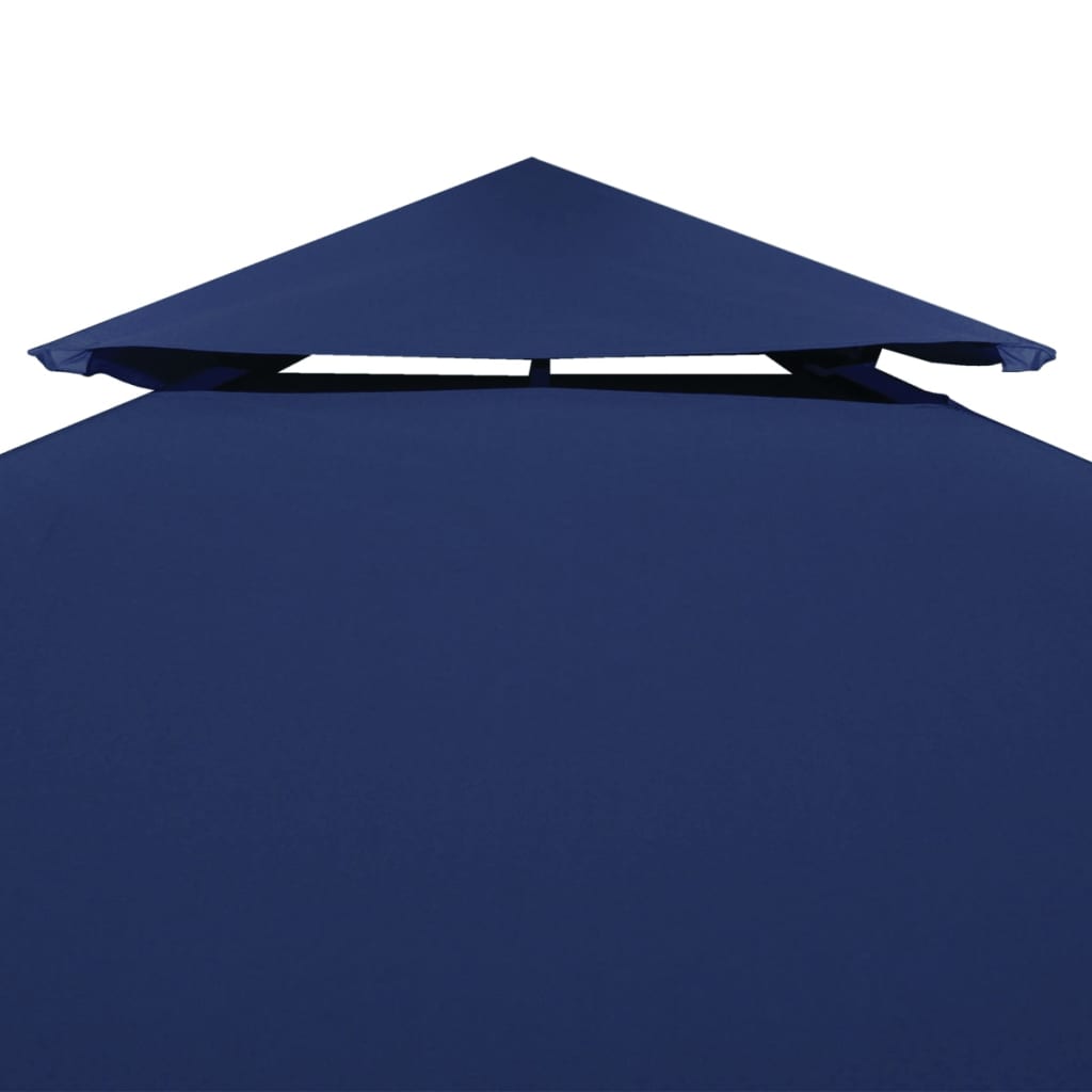 vidaXL Cobertura gazebo c/ 2 camadas 310 g/m² 4x3 m antracite
