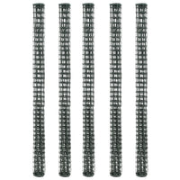 Redes de vedação para jardim 5 pcs PEAD 1x1,2 m