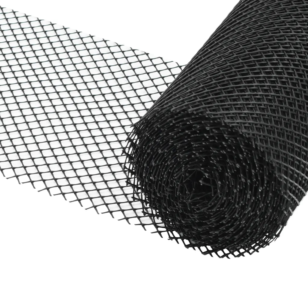 4 pcs rede de caleira com clipes PEAD 1,08 ㎡