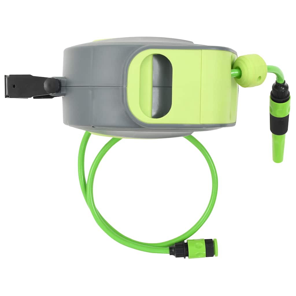 vidaXL Enrolador retrátil automático de parede p/ mangueira 10 + 1 m