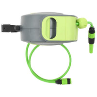 vidaXL Enrolador retrátil automático de parede p/ mangueira 10 + 1 m