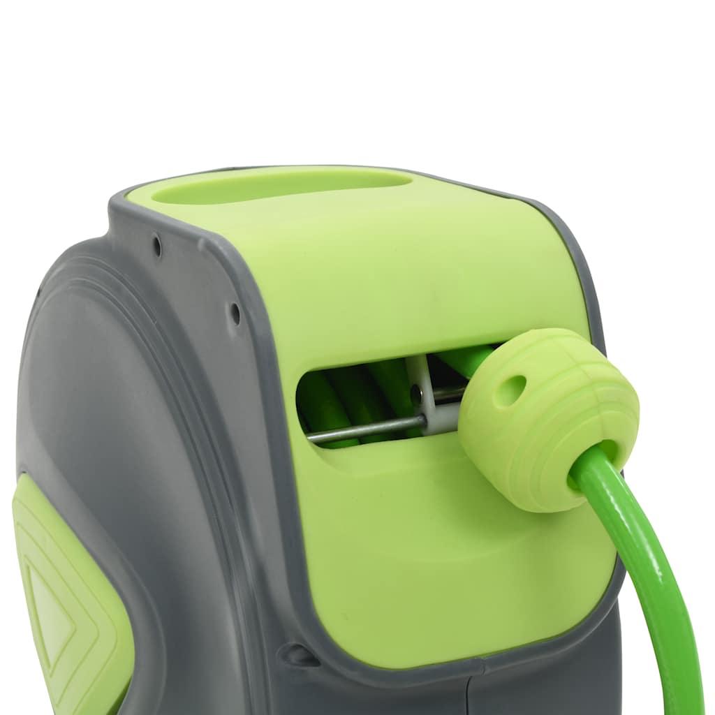 vidaXL Enrolador retrátil automático de parede p/ mangueira 10 + 1 m