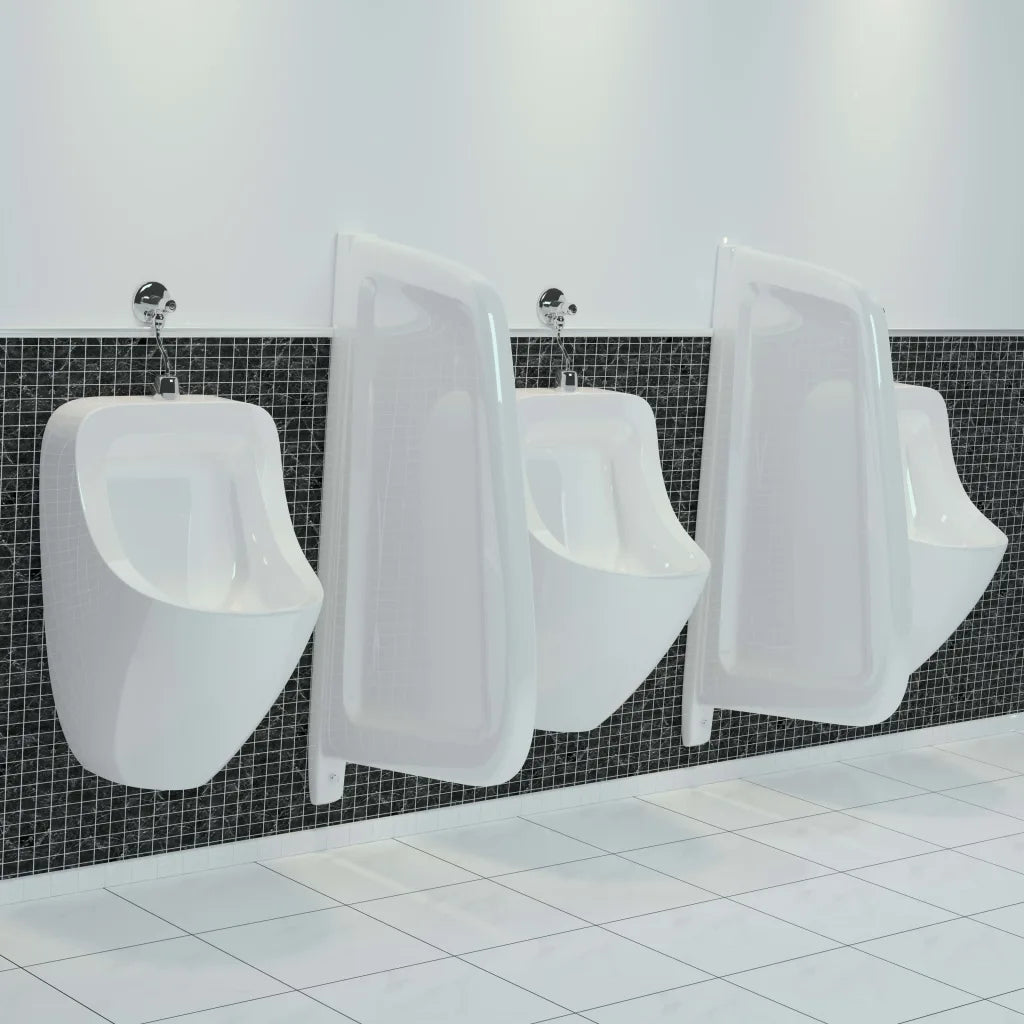 Divisória de privacidade p/ urinol de parede cerâmica