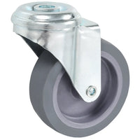 Rodas giratórias com furo 4 pcs 75 mm