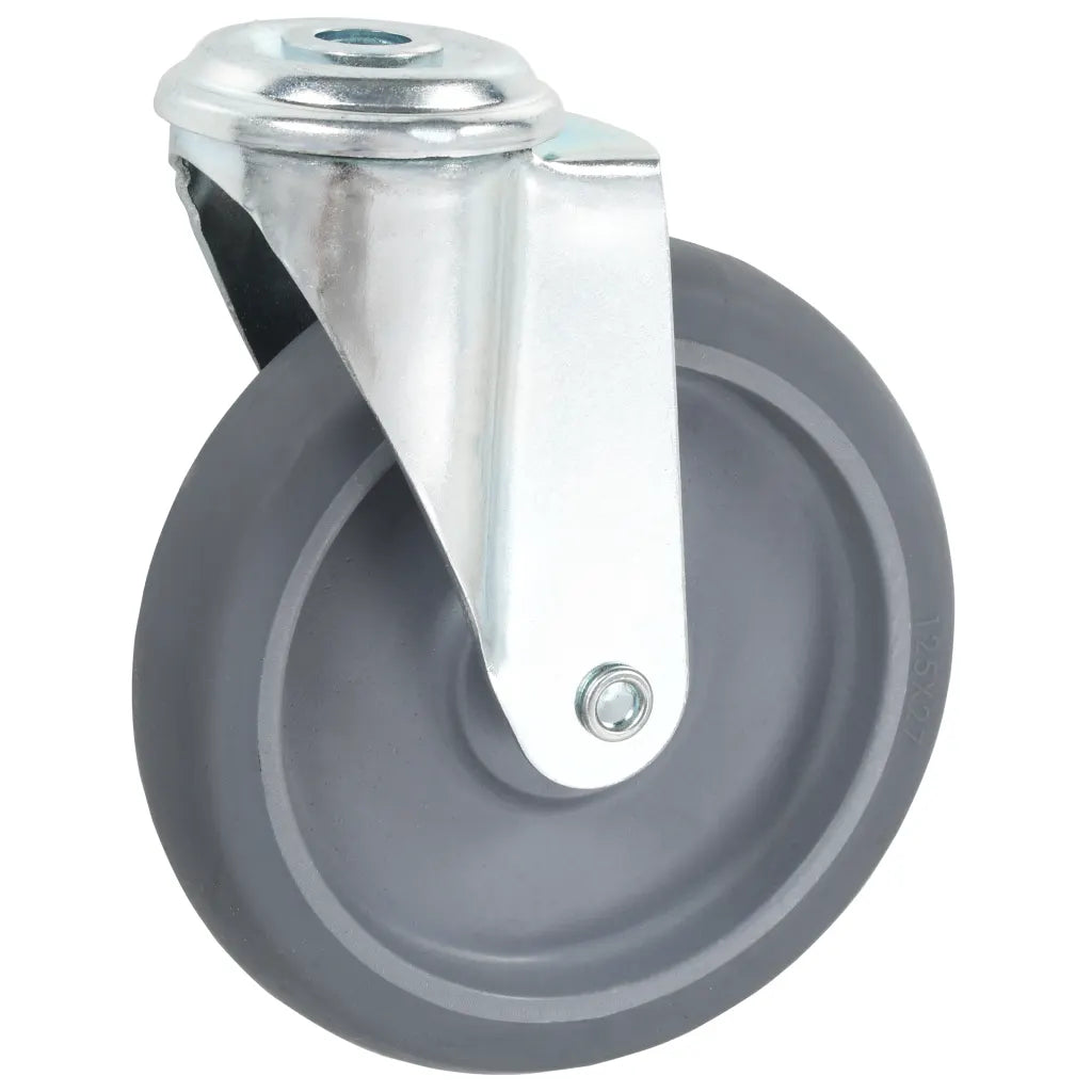 Rodas giratórias com furo 4 pcs 125 mm