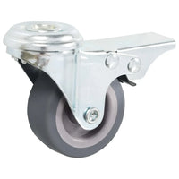 Rodas giratórias com furo roscado 4 pcs 50 mm