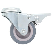 Rodas giratórias com furo roscado 4 pcs 50 mm