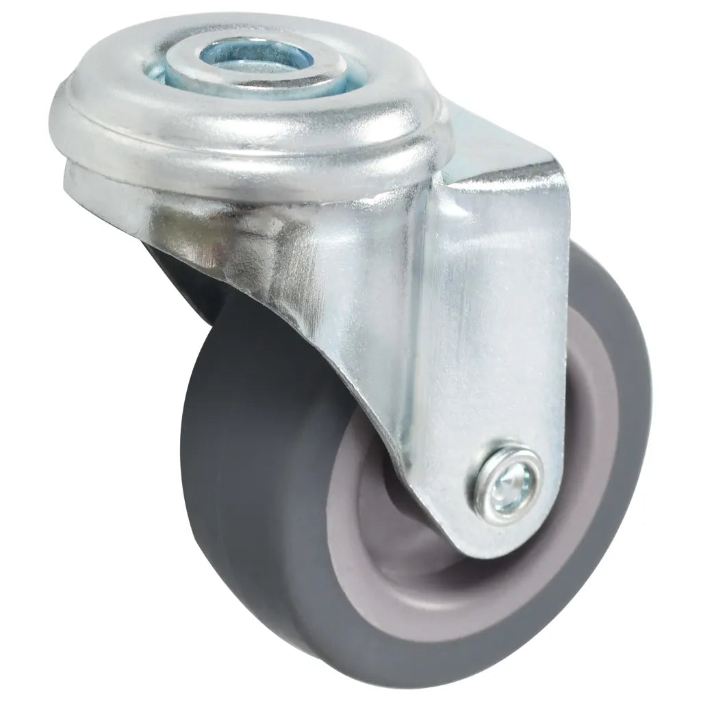 Rodas giratórias com furo roscado 4 pcs 50 mm
