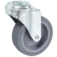 Rodas giratórias com furo roscado 4 pcs 75 mm