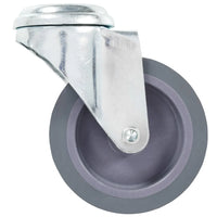 Rodas giratórias com furo roscado 4 pcs 75 mm