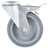 Rodas giratórias com furo 4 pcs 100 mm
