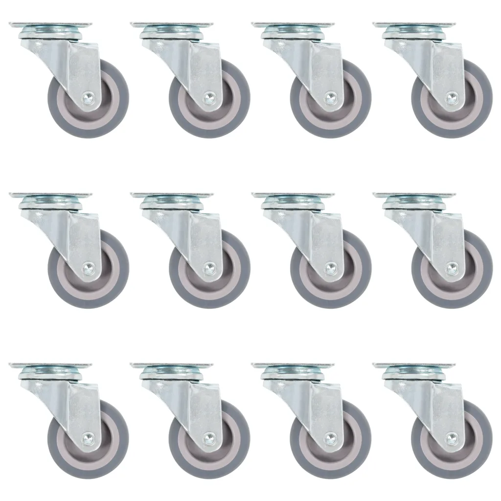 Rodas giratórias 12 pcs 50 mm