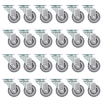 Rodas giratórias 24 pcs 50 mm
