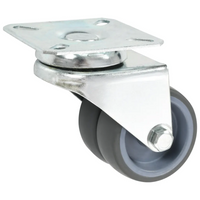 Rodas giratórias duplas 4 pcs 50 mm
