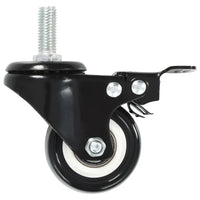 Rodas giratórias com travões 4 pcs 50 mm