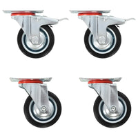 Rodas giratórias 4 pcs 75 mm