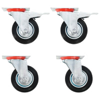 Rodas giratórias 4 pcs 100 mm