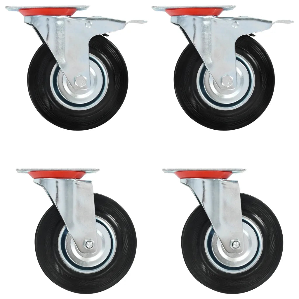 Rodas giratórias 4 pcs 125 mm