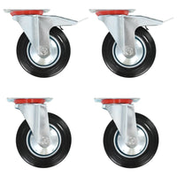 Rodas giratórias 4 pcs 160 mm