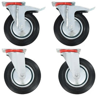 Rodas giratórias 4 pcs 200 mm