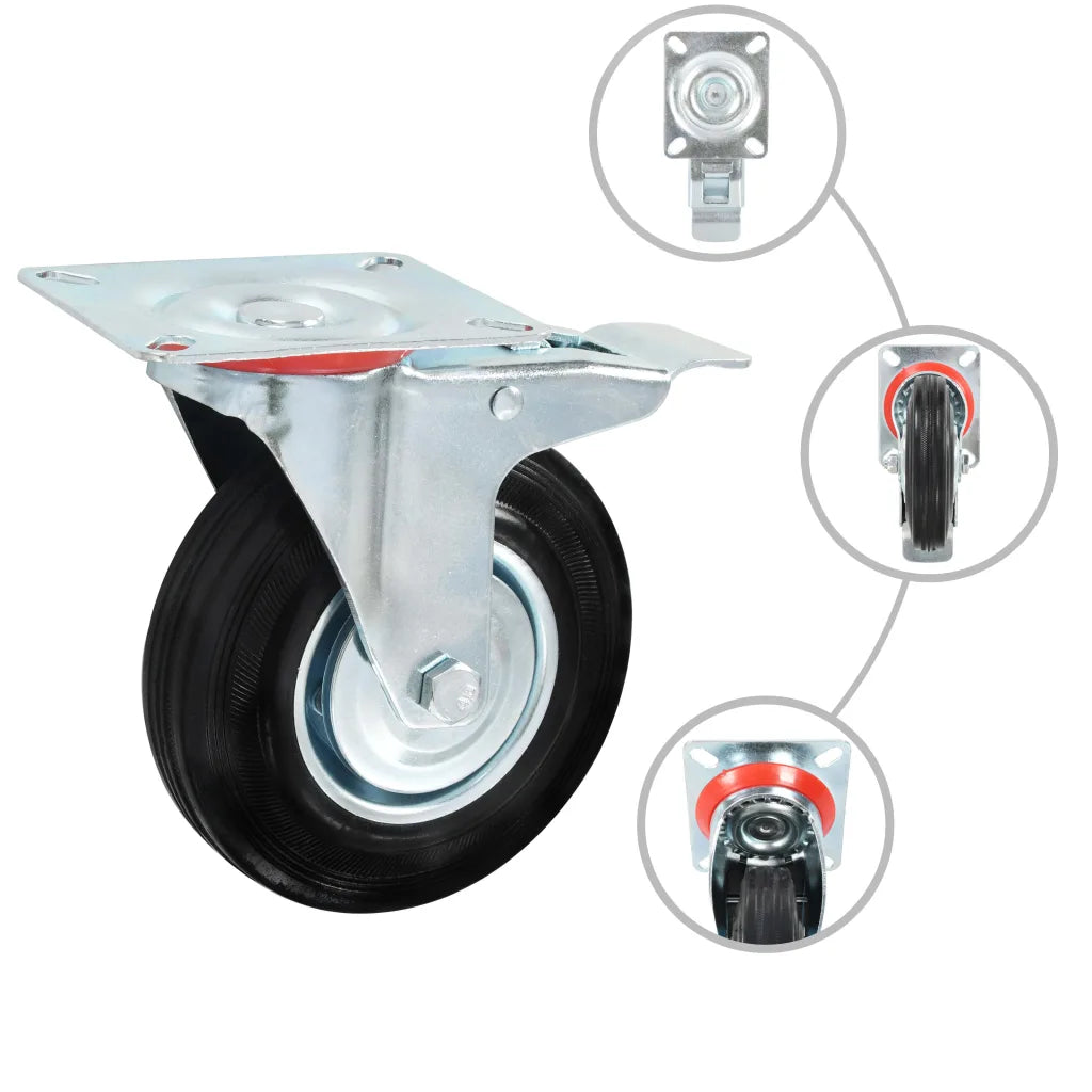 Rodas 4 pcs 125 mm