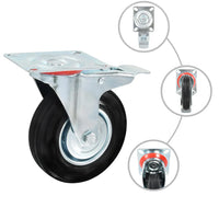 Rodas 4 pcs 125 mm