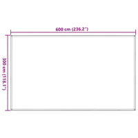 Tapete para tenda 300x600 cm PEAD verde