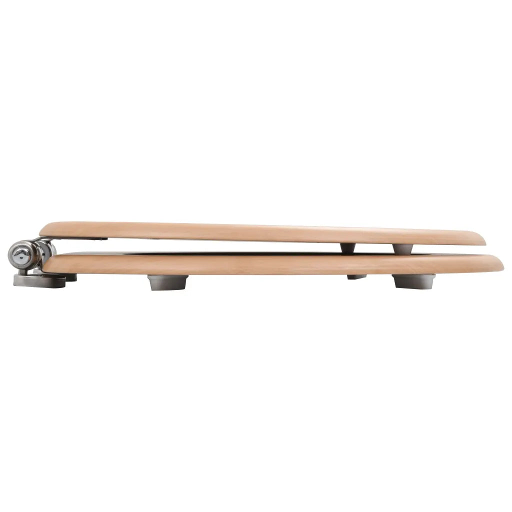 Assento de sanita com tampa de fecho suave MDF design bambu