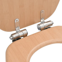 Assento de sanita com tampa de fecho suave MDF design bambu