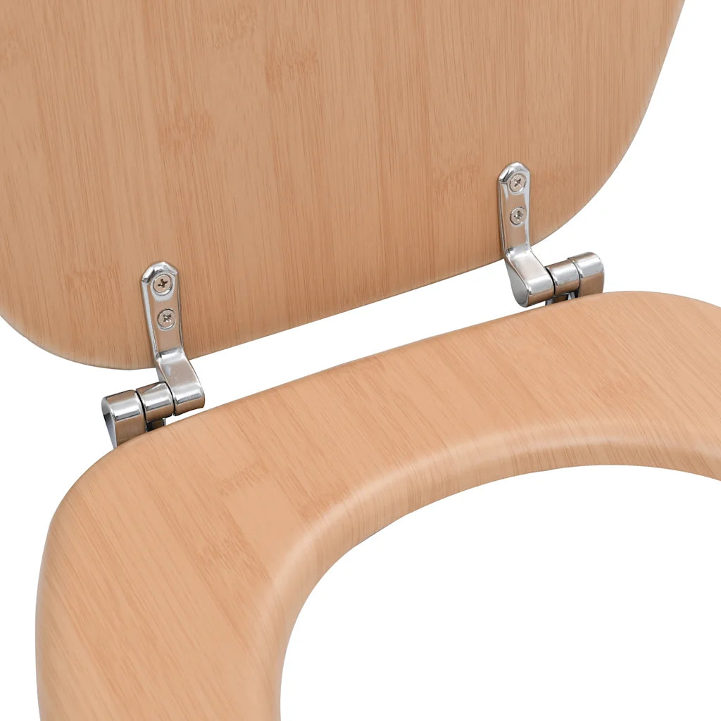 Assento de sanita com tampa MDF design bambu